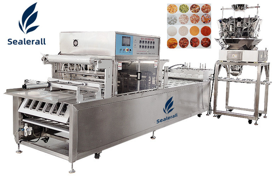 Vegetable Automatic Weighing And Filling Machine For Granular Materials High Strength