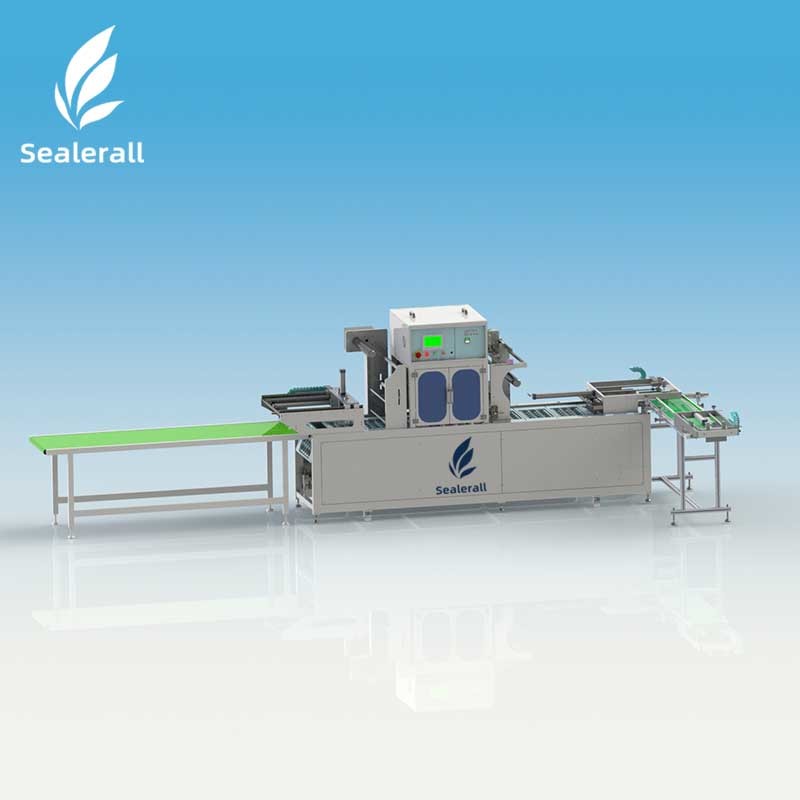 Sheeter Machine Map Energy Efficient MAP Tray Sealer Packaging Machine 5KW For Fresh Fish