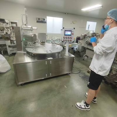 Harga yang bagus Disc Rotary MPA Food Sealing Machine SUS304 Mesin Pengemasan Tray Makanan on line