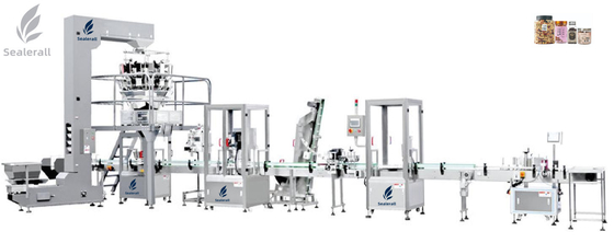 Good price 304 Stainless Steel Automatic Granule Filling Machine With PLC Control System online