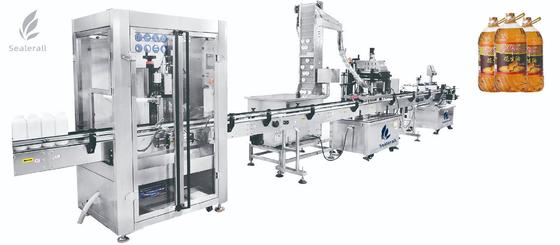 Good price High Tech Fully Automatic Bottle Filling Machine Edible Oil Filling Machine Safe Design online