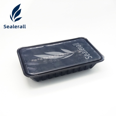 Bom preço Eficiência energética Sealer de bandeja automático Máquina de vedação de recipientes de alimentos de plástico 2000W on-line