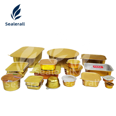 Good price Aluminum Foil Automatic Tray Sealer Lunch Box Sealing Machine 1.5KW-5KW online